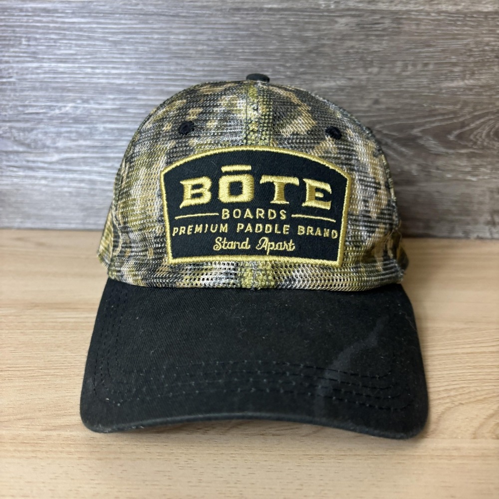 BOTE Boards Hat Cap Snap Back Camouflage Mesh Trucker Paddle Boards